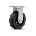 Hamilton Casters Hamilton® Standard Cold Forged Rigid 6 x 2 Plastex Roller 900 Lb. Caster R-526-P